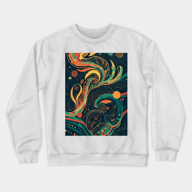 Color Lines Crewneck Sweatshirt by Dturner29